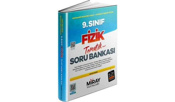 2025 Miray 9. Sınıf Fizik Tematik Konu Özetli Soru Bankası Yeni Sistem - Metin Zengin ürün görseli 1
