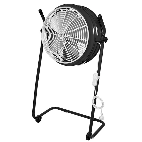 Ayas DEVEKUŞU Retro Tekerlekli Sanayi Tipi Vantilatör - Füme ürün görseli 1