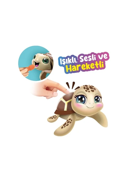 Silverlit Rescue Deniz Kaplumbağası Kahverengi 54385 Lisanslı Ürün - Resim 4