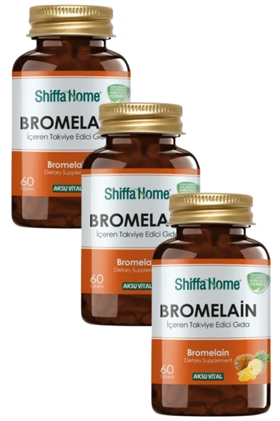 Bromelain 60 Tablet (3 Adet) ürün görseli 1