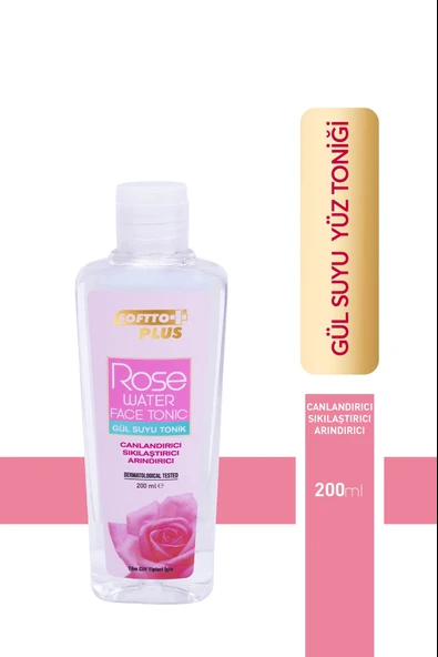Softto Plus Gül Suyu Tonik 200 Ml ürün görseli