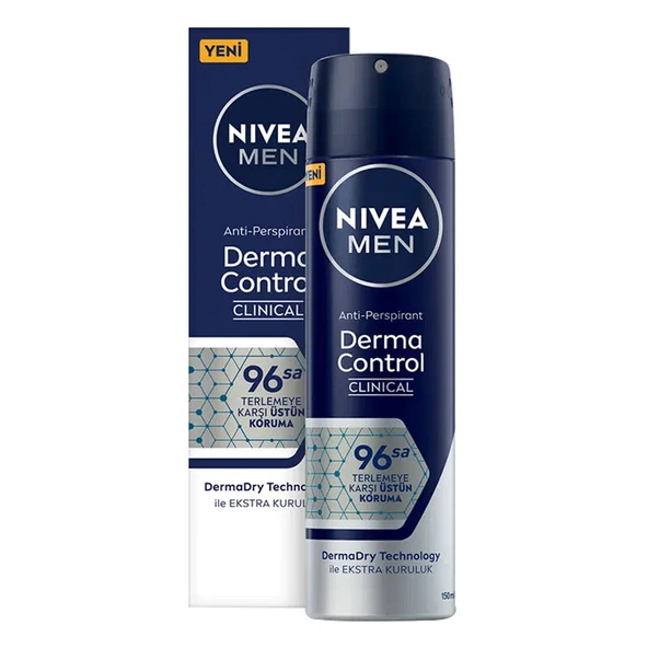 Nivea Men Derma Control Clinical Deodorant 150 ml ürün görseli