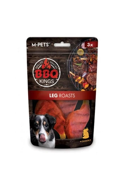 M-PETS BBQ Kings Leg Roasts Tavuklu Köpek Ödülü 70gr - Resim 3