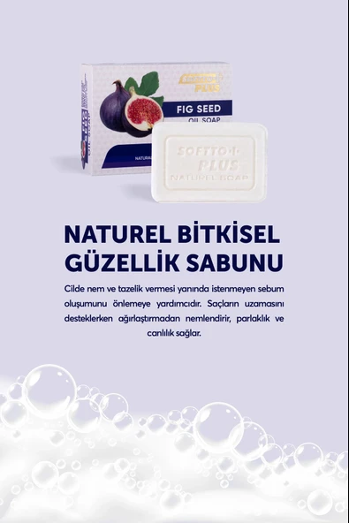 Softto Plus İncir Çekirdeği Sabun 150 Gr ürün görseli 1
