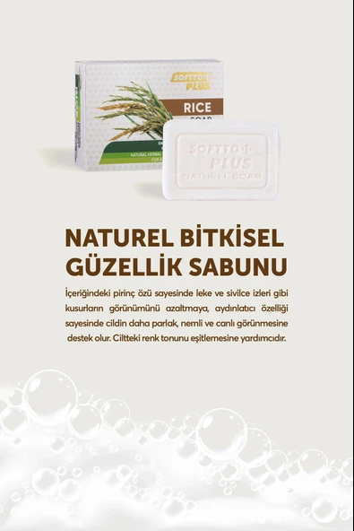 Softto Plus Pirinç Sabun 150 Gr ürün görseli 1