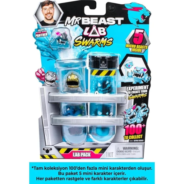MrBeast Lab Swarms 5'Li Mikro Canavar 24708 Lisanslı Ürün ürün görseli 1