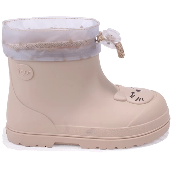 İgor CC334 Mendi Gato Bej Kürklü Günlük Kız Çocuk Yağmur Çizme - Resim 2