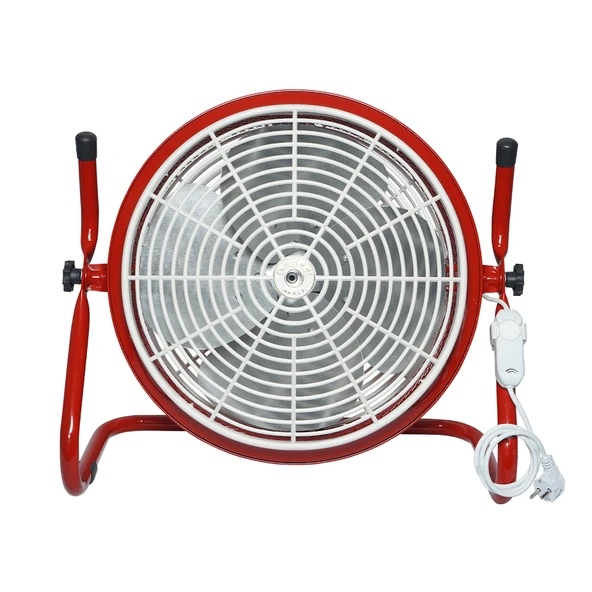 Ayas AKREP Retro Yer Tipi Sanayi Vantilatörü - Kırmızı - Resim 6