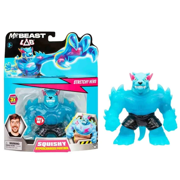 Mr.Beast Lab Stretch Hero Figür Squıshy Hypercharged Panther 24735 24736 ürün görseli 1