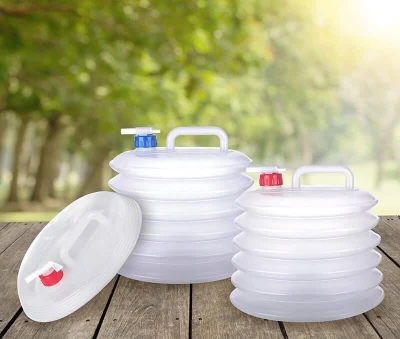 FDA AKORDİYON MUSLUKLU KATLANIR SU BİDONU 10 LT (5284) ürün görseli