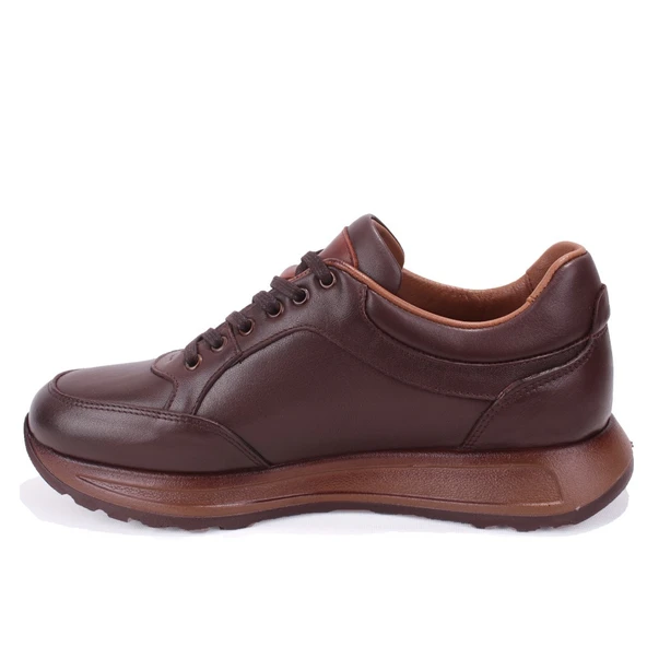 Dagoster DMA08-1992 Kahve Ortopedik Günlük Erkek Deri Ayakkabı - Resim 3