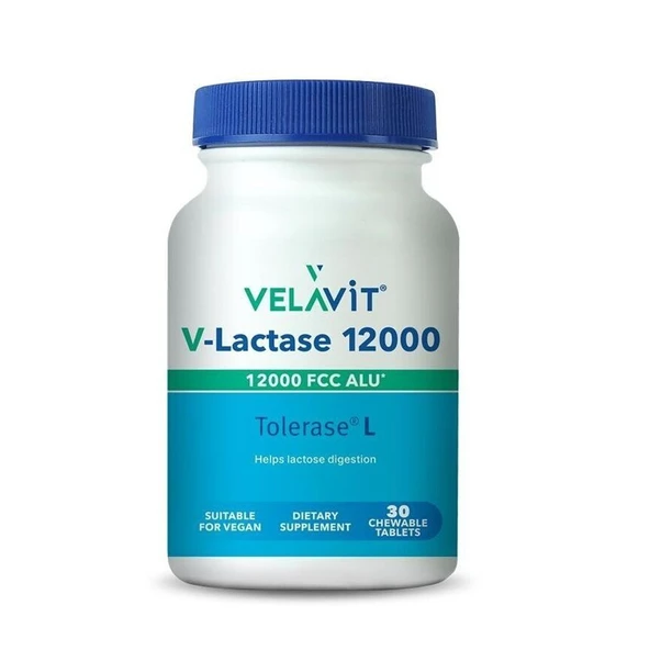 Velavit V Lactase 12000 30 Tablet ürün görseli