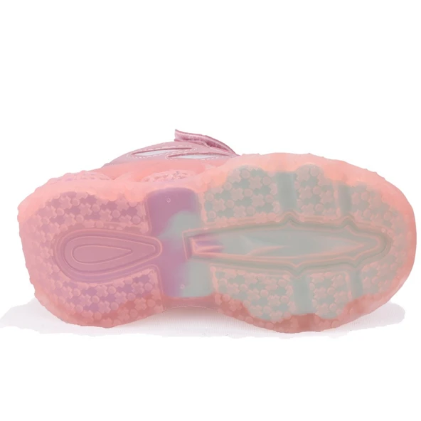 Vicco Willow 946P23K380 Pudra Ortopedik Günlük Işıklı Kız Çocuk Spor Bot - Resim 4