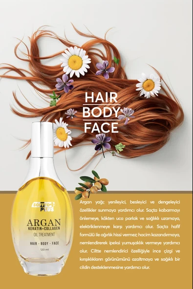 Softto Plus Argan Saç Yüz ve Vücut Yağı 120 Ml ürün görseli 1