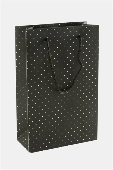 11*17 Benekli İpli Karton Çanta 1 Adet