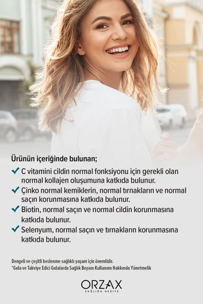 DAY2DAY THE COLLAGEN BEAUTY 30 ELASTIN TABLET - Resim 4