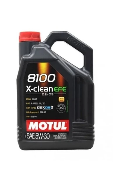 Motul 8100 X-Clean EFE 5W-30 4 lt Motor Yağı - 2024 ürün görseli