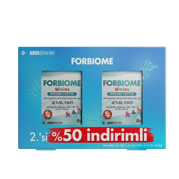 Forbiome Minies Probiyotik 8 ml Oral Damla - 2.'si %50 İndirimli ürün görseli