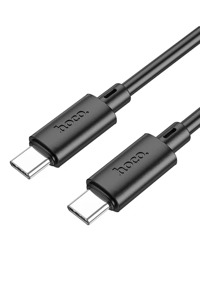 Hoco. X88 1M 60W Type-C to Type-C PD Hızlı Şarj Data Kablosu - Siyah ürün görseli 1