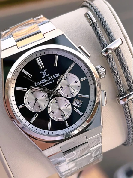 Daniel Klein Prx Kasa Kronometreli İtalyan Tasarım Bileklik Hediyeli Garantili Erkek Kol Saati PRx.1 ürün görseli