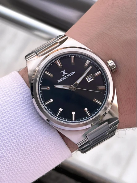 Daniel Klein İtalyan Tasarım Bileklik Hediyeli 2 Yıl Garantili 3 Atm Erkek Kol Saati ES.13861-2 - Resim 3