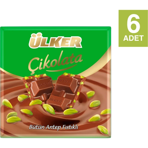 Ülker Antep Kare Çikolata 70 gr x 6'lı ürün görseli