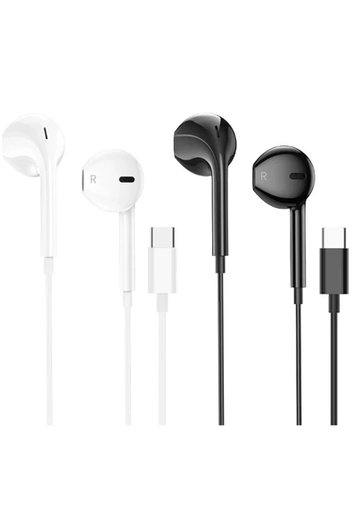 Hoco. M101 Crystal Type-C Dijital Mikrofonlu Kablolu Kulaklık - Beyaz - Resim 4