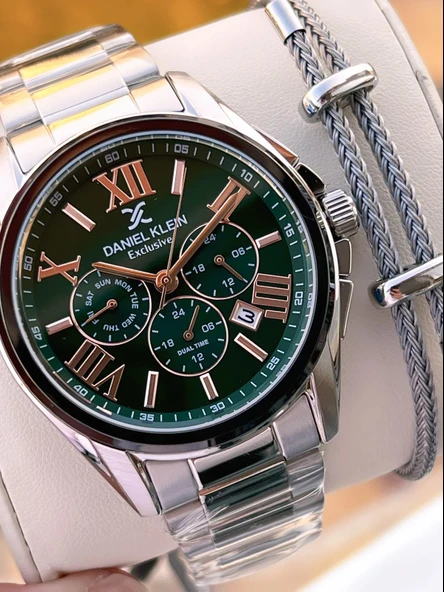 Daniel Klein Roma Rakamlı İç Kadran Fonksiyonları Aktif 2 Yıl Garantili Erkek Kol Saati EDK.14222.3 ürün görseli