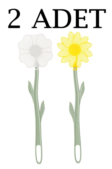 2 Adet Plastik Esnek Sineklik Sinek Öldüreceği Avlayacağı Sinek Raketi Kovucu ürün görseli