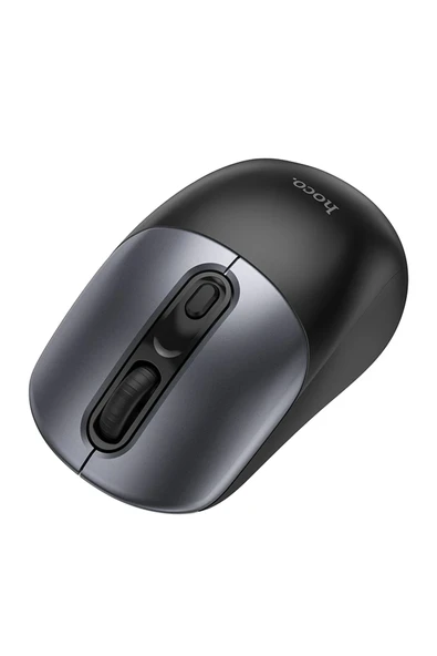 Hoco. GM28 2.4G Business Kablosuz Mouse - Siyah-Gri - Resim 3