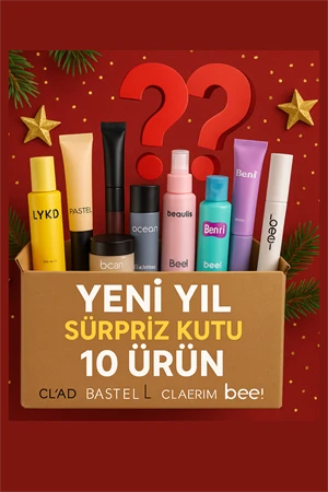 Yeni Yıl Sürpriz Güzellik Kutusu – 10'lu Kozmetik Hediye Seti (Sürpriz İçerik) - Resim 3