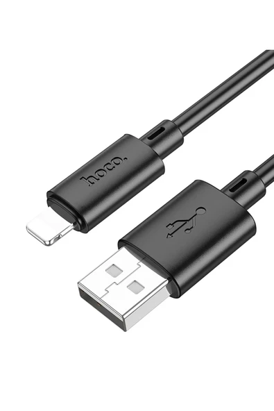 Hoco. X88 1M USB to Lightning Şarj Data Kablosu - Siyah - Resim 5