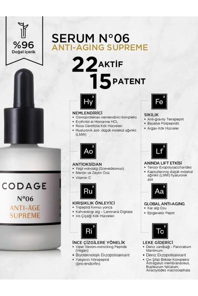 CODAGE NO 6 ANTI AGING 30 ML - 2