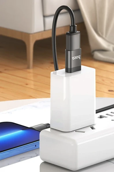 Hoco. UA17 Tak Çalıştır Type-C to USB 3.0 Dönüştürücü - Siyah - Resim 11