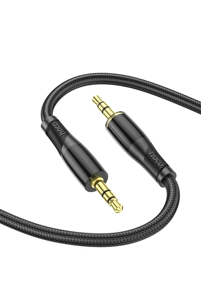 Hoco. UPA25 1M Tak Çalıştır Aux Kablo - Siyah - Resim 2