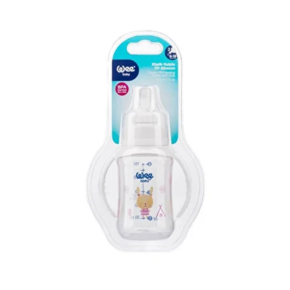 Wee Baby Klasik Kulplu PP Biberon 150 ml ürün görseli