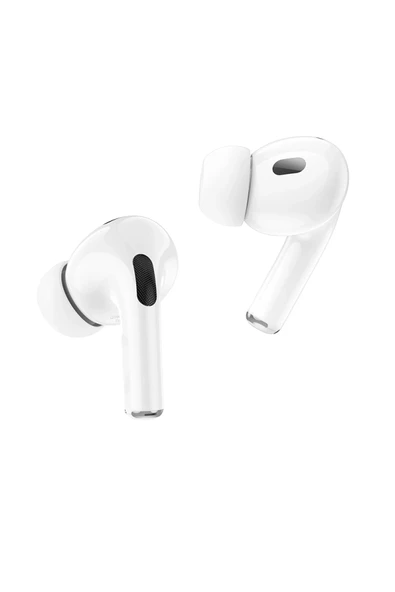 Hoco. EW72 BT 5.4 Aktif Gürültü Engelleyici Özellikli Dijital Dokunmatik Ekranlı Airpods Bluetooth Kulaklık - Beyaz - Resim 7