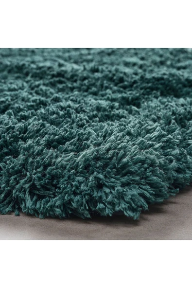 Klozet Önü Paspası, Turkuaz, 55x60 Cm - Resim 3