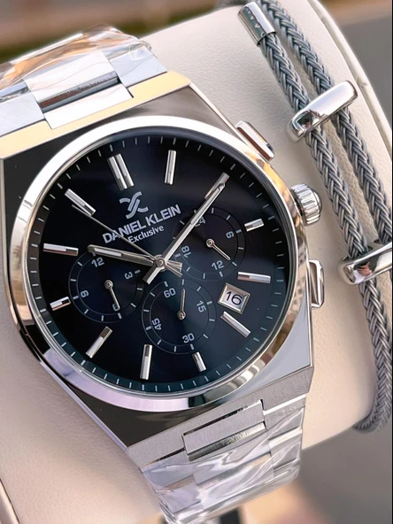 Daniel Klein Prx Kasa Kronometreli İtalyan Tasarım Bileklik Hediyeli Garantili Erkek Kol Saati PRx.2 ürün görseli