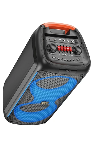 Hoco. HA7 Leader Mikrofonlu Bluetooth Kablosuz Hoparlör - Siyah - Resim 10