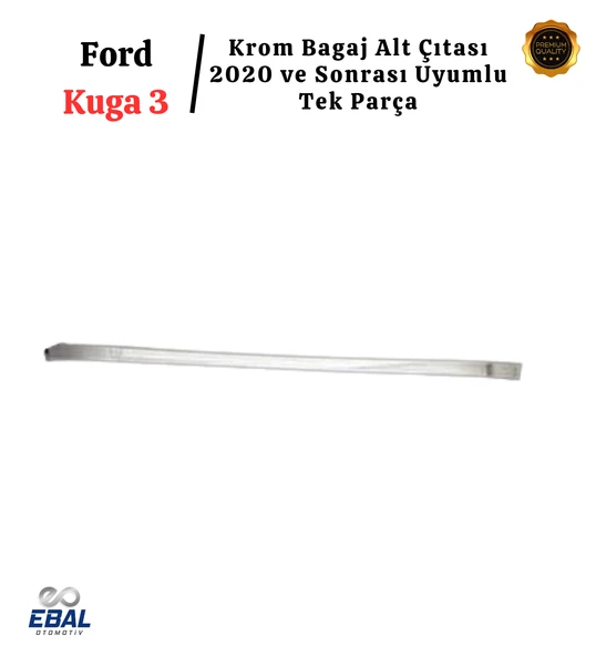 Ford Kuga 3 Krom Bagaj Alt Çıtası 2020 ve Sonrası Paslanmaz Çelik - Resim 3
