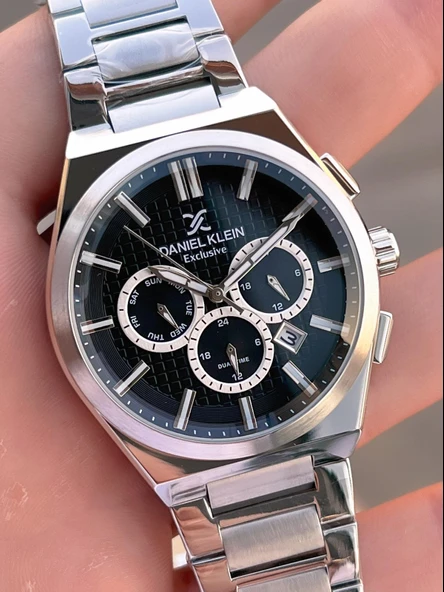 Daniel Klein İtalyan Tasarım Bileklik Hediyeli 2 Yıl Garantili Suya Dayanıklı Erkek Kol Saati PRx.2 - Resim 5