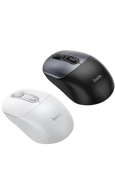 Hoco. GM28 2.4G Business Kablosuz Mouse - Siyah-Gri - Resim 5