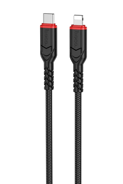 Hoco. X59 Victory 2M 20W Type-C to Lightning PD Hızlı Şarj Data Kablosu - Siyah ürün görseli 1