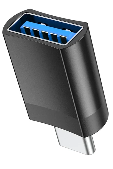 Hoco. UA17 Tak Çalıştır Type-C to USB 3.0 Dönüştürücü - Siyah - Resim 9