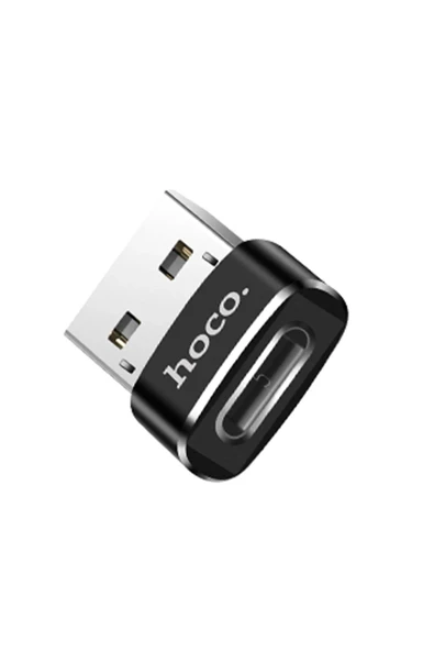 Hoco. UA6 Tak Çalıştır USB to Type-C Dönüştürücü - Siyah - Resim 6