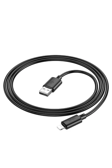 Hoco. X88 1M USB to Lightning Şarj Data Kablosu - Siyah - Resim 3