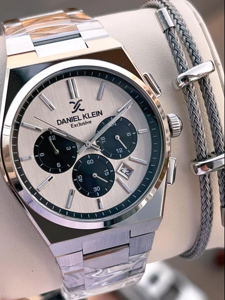 Daniel Klein Prx Kasa Kronometreli İtalyan Tasarım Bileklik Hediyeli Garantili Erkek Kol Saati PRx.4 ürün görseli