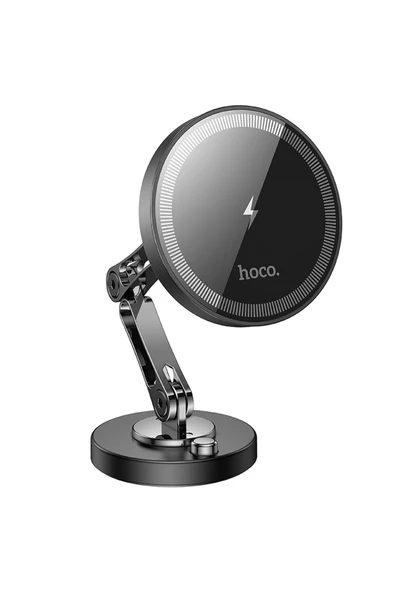 Hoco. HW26 Yapışkanlı Manyetik Hızlı Şarj Magsafe Araç Tutucu - Siyah ürün görseli 1