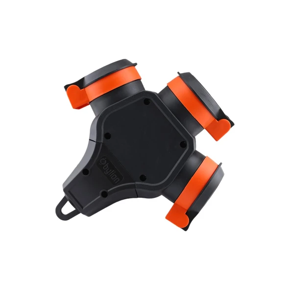 Monofaze Seyyar Çoğaltıcı Askılı Topraklı Priz IP54 Fiş Grup 3'lü Dişi Fiş Kablosuz Çoçuk Korumalı - Resim 4